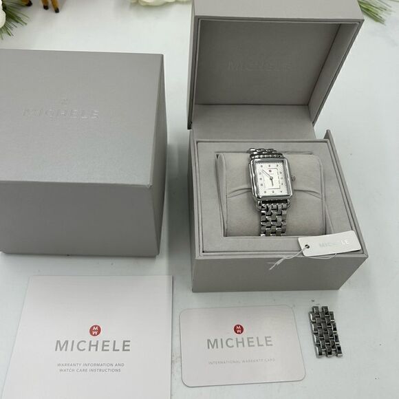 SOLD!!!!!!!!!         Women’s Michele  stainless steel watch - Picture 3 of 7